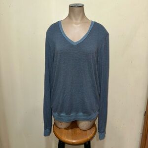 Woman’s Wildfox long sleeve vneck pullover